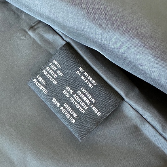 NWT Andrew Marc New York Faux Fur Vest - Grey & Brown - Picture 9 of 15